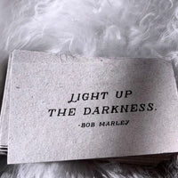 gathered thoughts rock and roll handmade paper