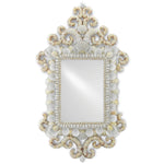 tall rectangular mirror natural shell frame
