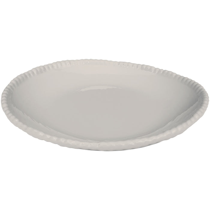 beaded melamine stone salad plate