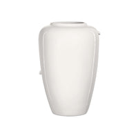 White vase on a white background