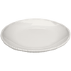 cream beaded rim melamine salad plate