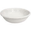 cream beaded rim melamine soup cereal bowl