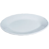 melamine beaded serving platter white