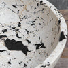 black white limestone outdoor bowl round 