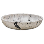 black white limestone outdoor bowl round 