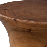 accent table natural saur wood organic 