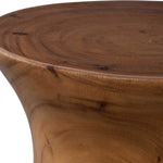 accent table natural saur wood organic 