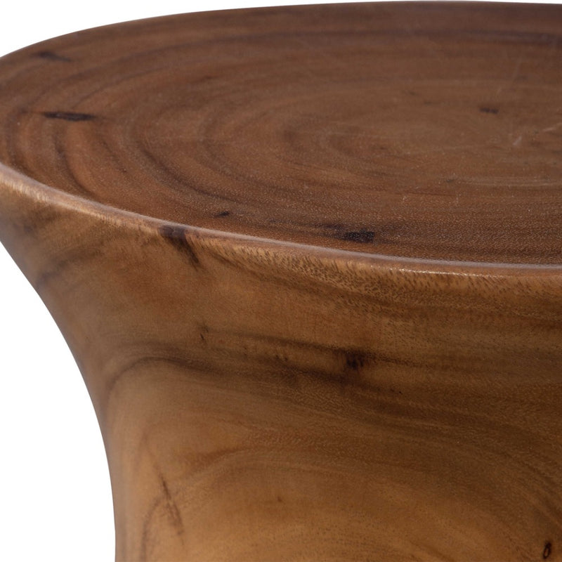 accent table natural saur wood organic 