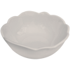 stone scalloped melamine soup cereal bowls