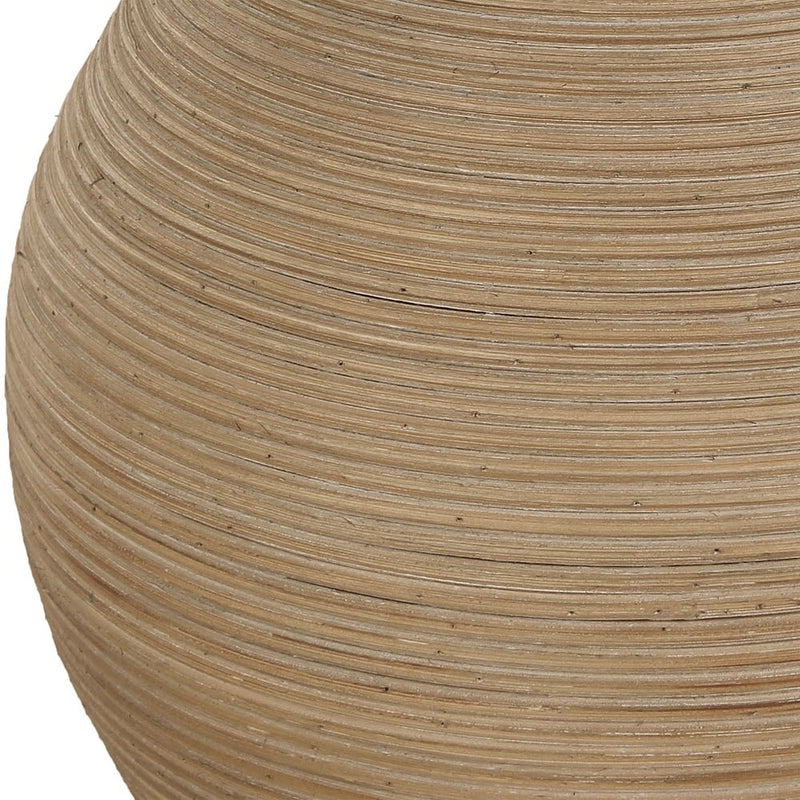 accent table round rattan antique brass mirror top