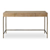 natural finish antique gold cast iron primavera wood veneer