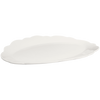 cream scalloped melamine serving platter
