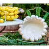 ceramic lemon bowl creamy white round 