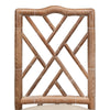 Sarreid, Ltd. dining chair bamboo natural oak whitewashed linen seat