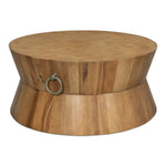 round coffee table driftwood brown