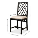 Side Chairs - Brighton Bamboo - Black (set of 2)