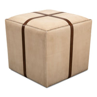 Canvas & Leather Stool by BSEID