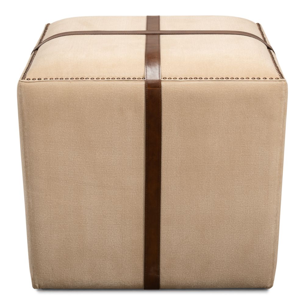 Canvas & Leather Stool by BSEID