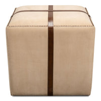 Canvas & Leather Stool by BSEID