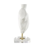 matte white composite vogue sculpture contemporary