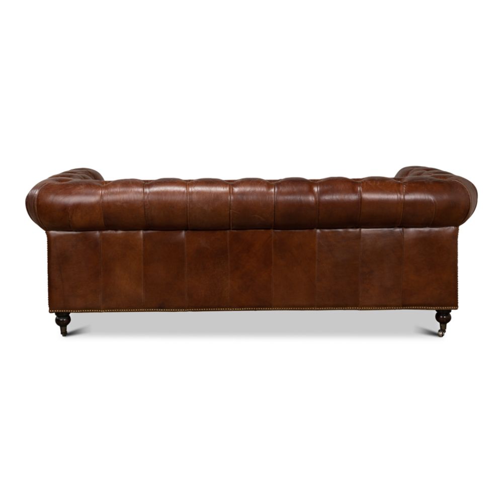 Castered Chesterfield Sofa
