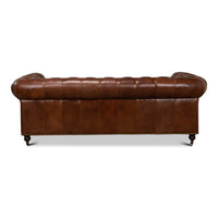 Castered Chesterfield Sofa
