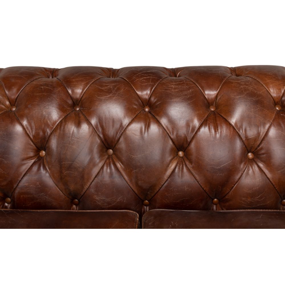 Castered Chesterfield Sofa