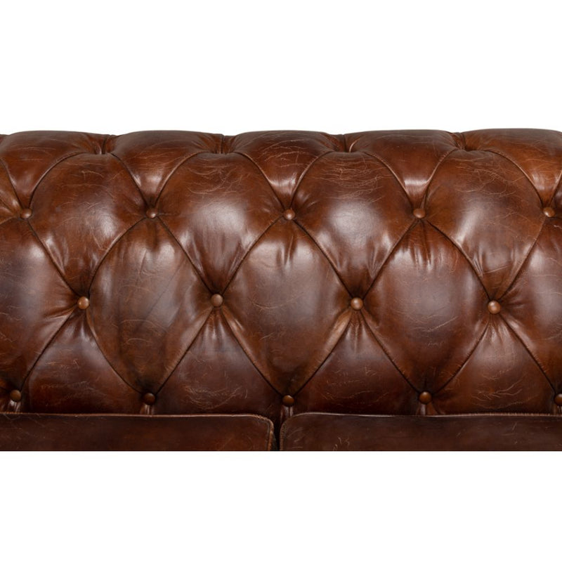 Castered Chesterfield Sofa