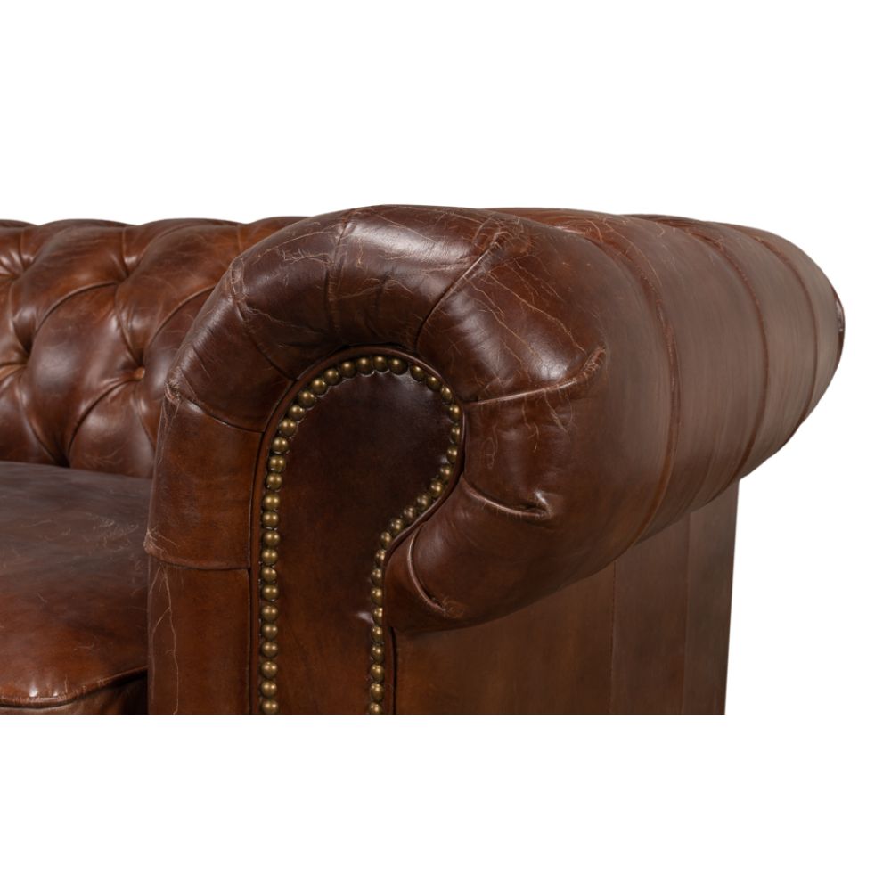 Castered Chesterfield Sofa