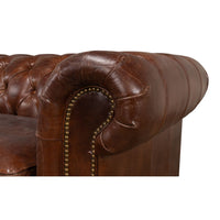 Castered Chesterfield Sofa