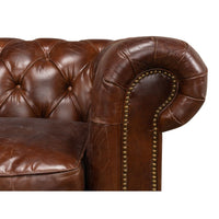 Castered Chesterfield Sofa