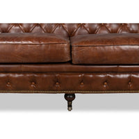 Castered Chesterfield Sofa