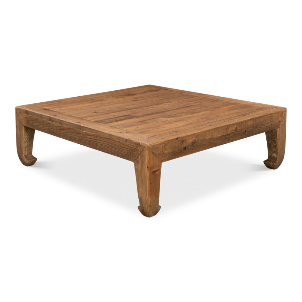 ダイニングテーブル CHRISTIE Coffee Table 105 Designer Chinoiserie Chinese Coffee Table - Natural – BSEID