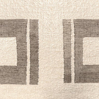 charcoal ivory contemporary textured wool area rug