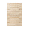 neutral stripes tan ivory area rug jute wool