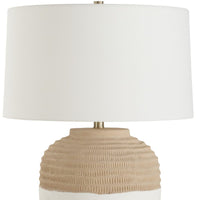 table lamp drum shade ceramic table lamp cream tan