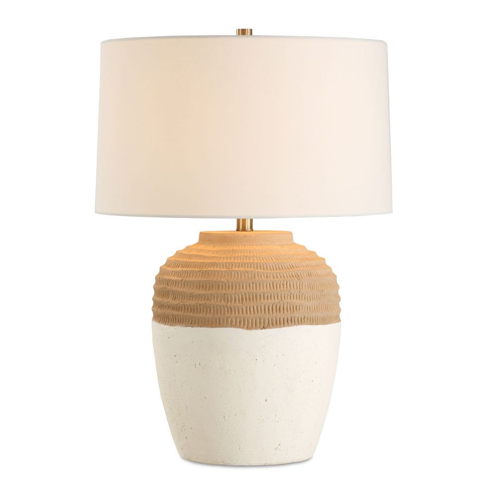 table lamp drum shade ceramic table lamp cream tan