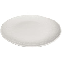 melamine weave dinner plate cream 