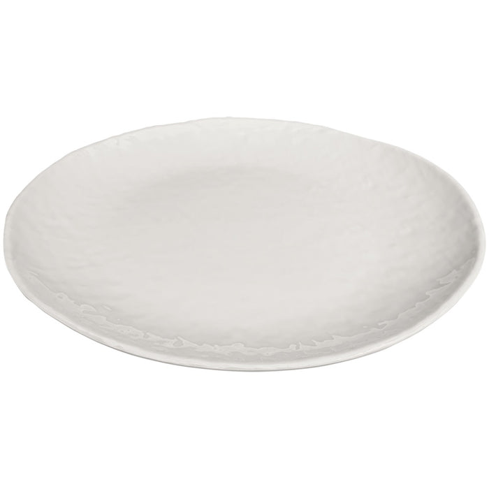 melamine weave dinner plate cream 