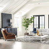 black gold sideboard wood drawers modern 
