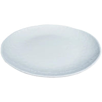 melamine weave dinner plate white 