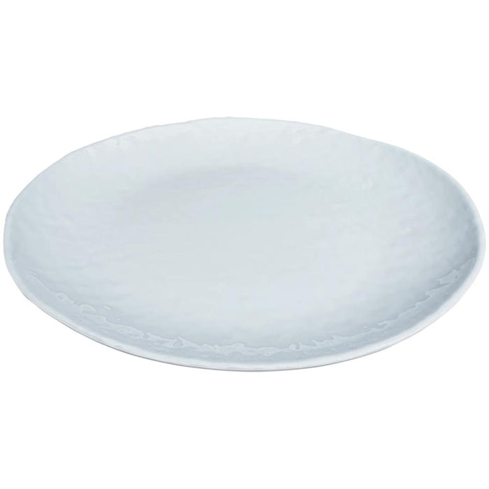 melamine weave dinner plate white 
