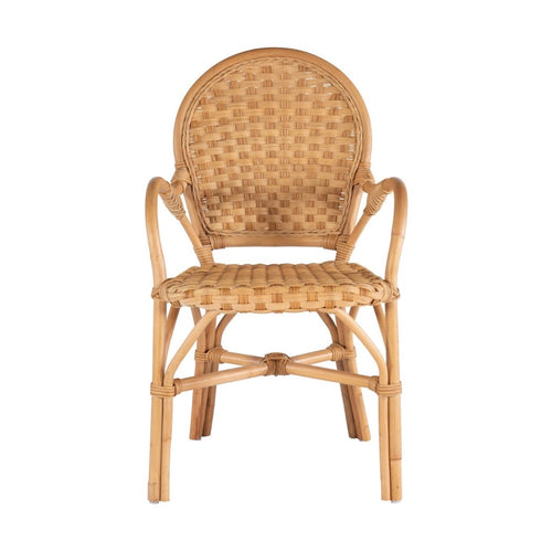 natural arm chair woven 