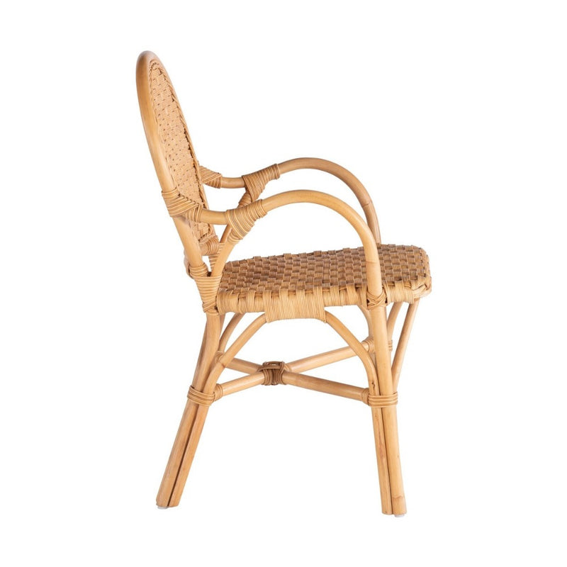 natural arm chair woven 