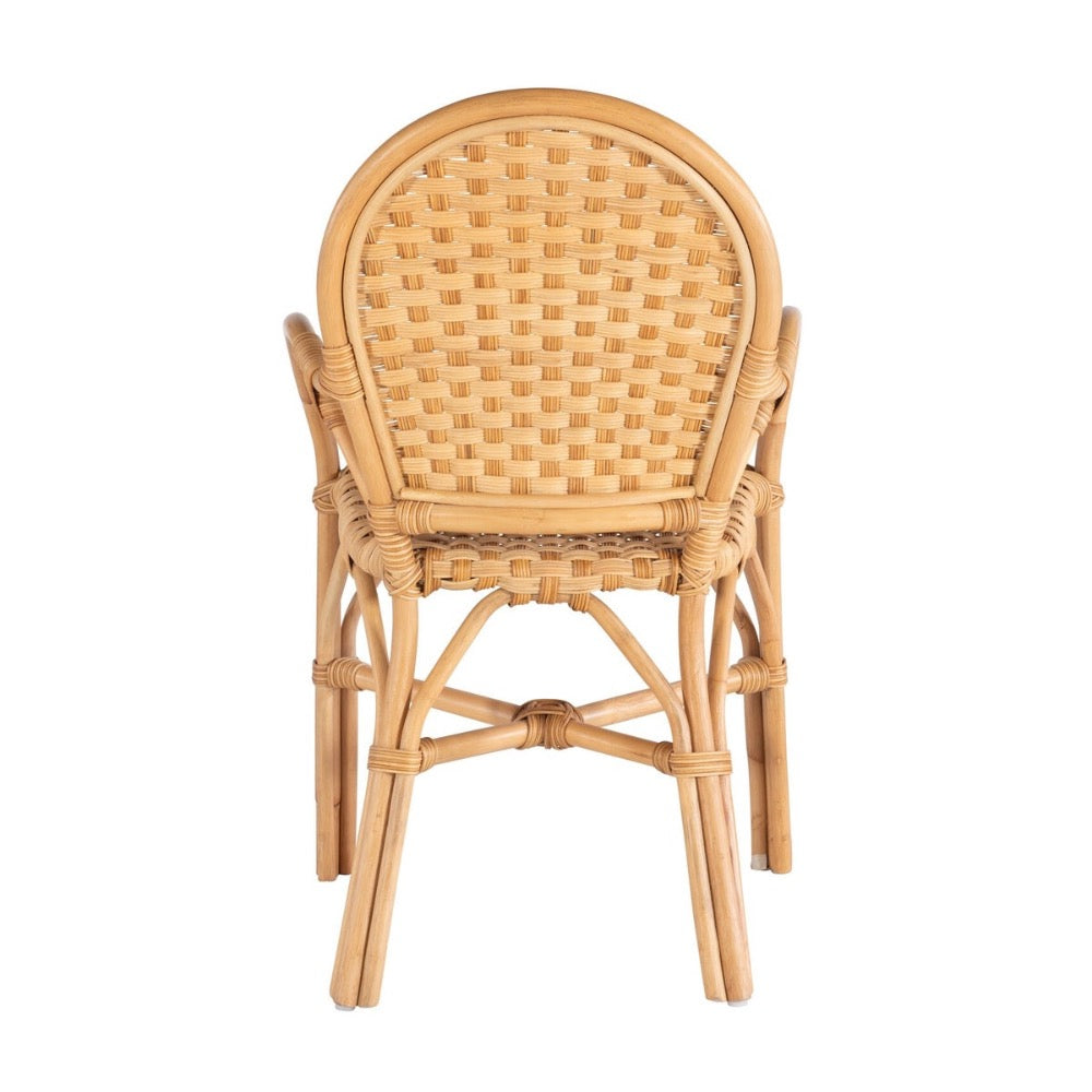 natural arm chair woven 