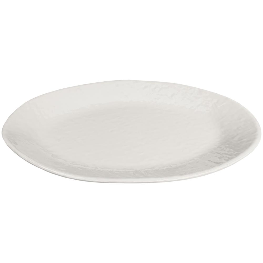 melamine weave cream salad plate 