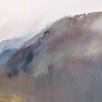 Abstract art with blurred colors and shapes