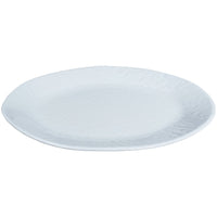 melamine weave white salad plate