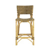 counter chair olive suede natural frame
