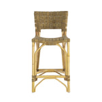 counter chair olive suede natural frame